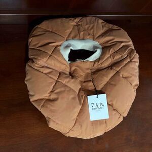 NWT 7AM Enfant Car Seat Cocoon Spice Quilted 0-12M Baby Vegan Water Resistant